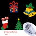 4W AC110V-240V E27 LED Light Bulb Christmas Projector Moving Ration Lamp Home Party Decorative Lighting